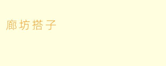廊坊搭子