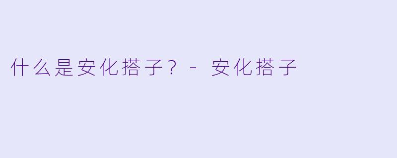 什么是安化搭子？