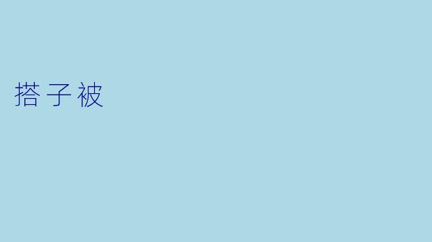 搭子被