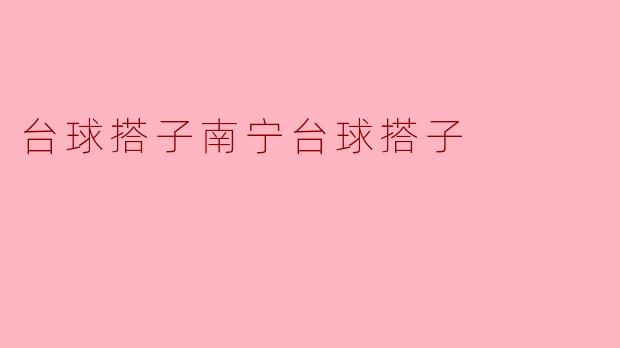 什么是南宁台球搭子？