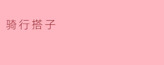 骑行搭子