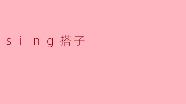 sing搭子