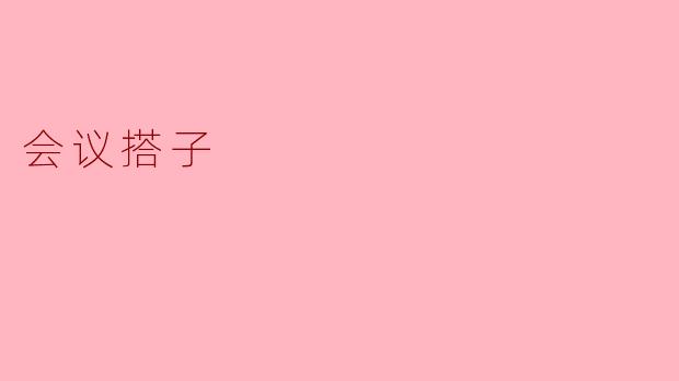 探索“会议搭子”的新模式：提升效率与合作