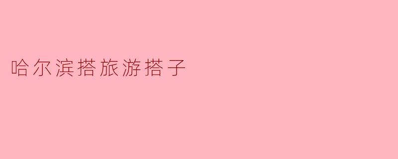 请问在哈尔滨有哪些地方适合和旅游搭子一起游玩？