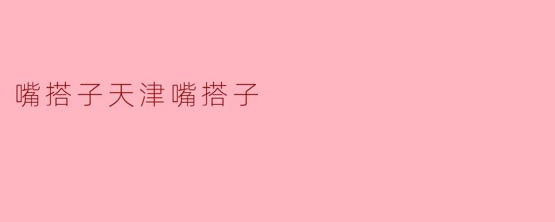 ### 品味津门“嘴搭子”的独特魅力