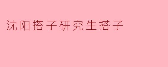 沈阳搭子研究生的情谊与成长