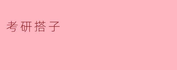 考研搭子的力量:共同奋斗,共创辉煌