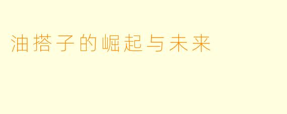 油搭子的崛起与未来