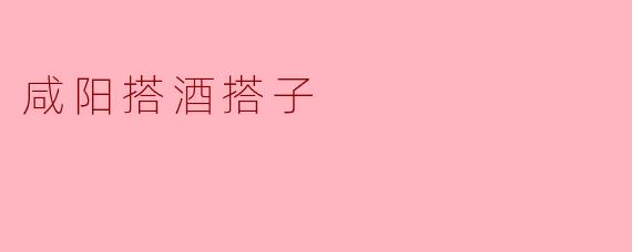 咸阳搭酒搭子