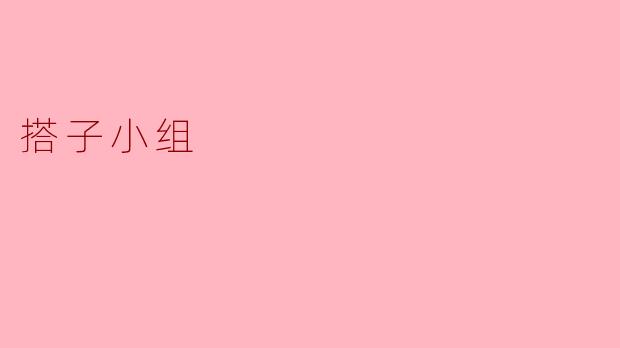 搭子小组