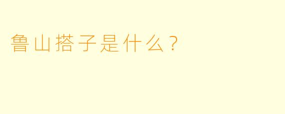 鲁山搭子是什么？
