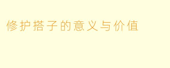修护搭子的意义与价值