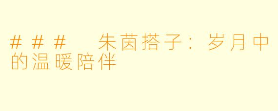 ### 朱茵搭子：岁月中的温暖陪伴