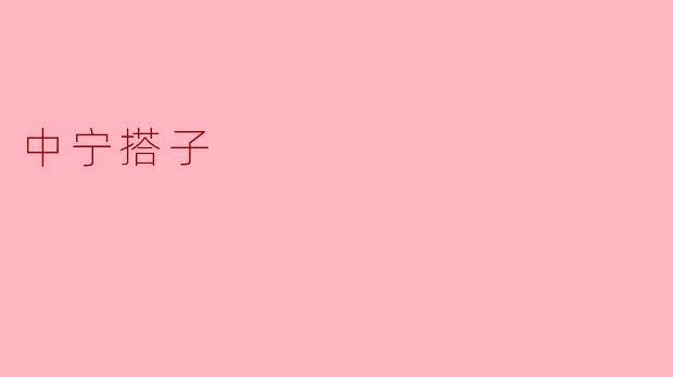 中宁搭子