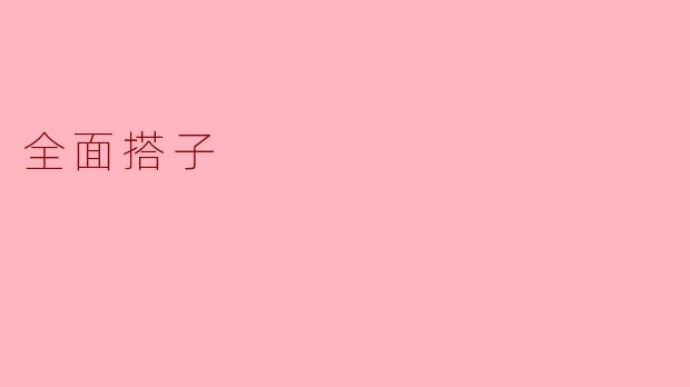 全面搭子