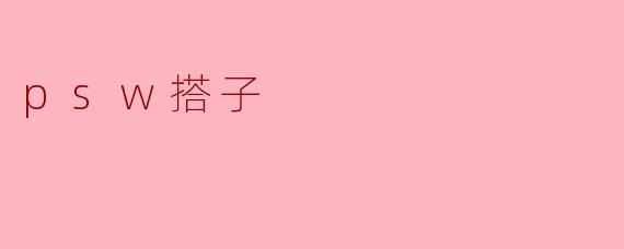 psw搭子