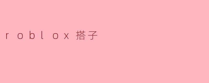 roblox搭子