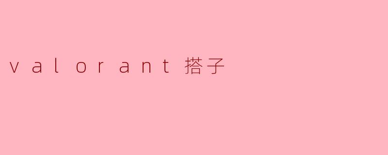 什么是“Valorant搭子”?****