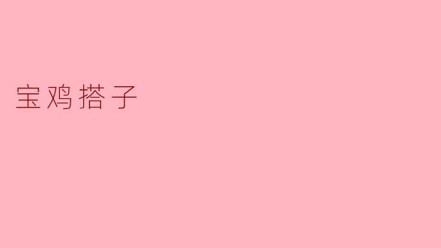 ### 探索宝鸡搭子的魅力与故事