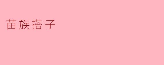 苗族搭子