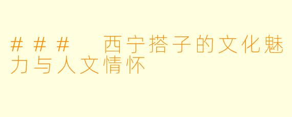 ### 西宁搭子的文化魅力与人文情怀