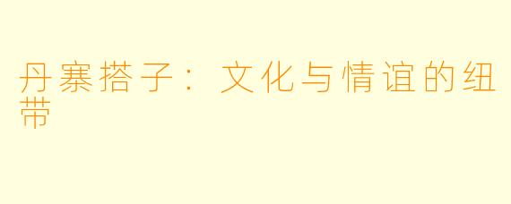 丹寨搭子：文化与情谊的纽带