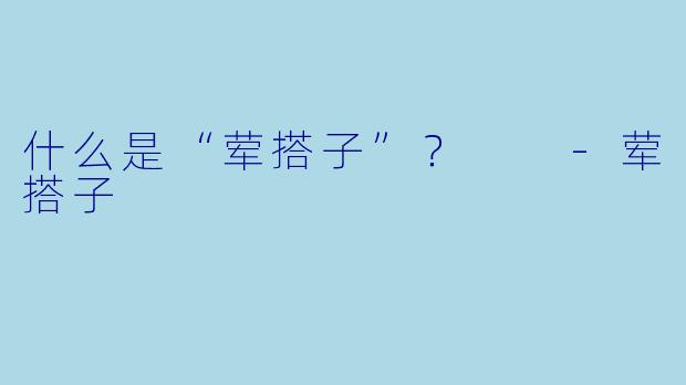 什么是“荤搭子”？  