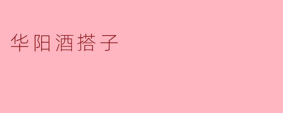 华阳酒搭子