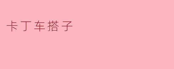 卡丁车搭子