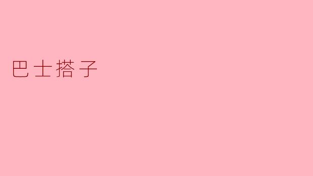 巴士搭子
