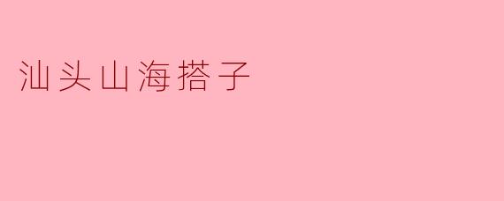 汕头山海搭子：独特的文化与美味的融合