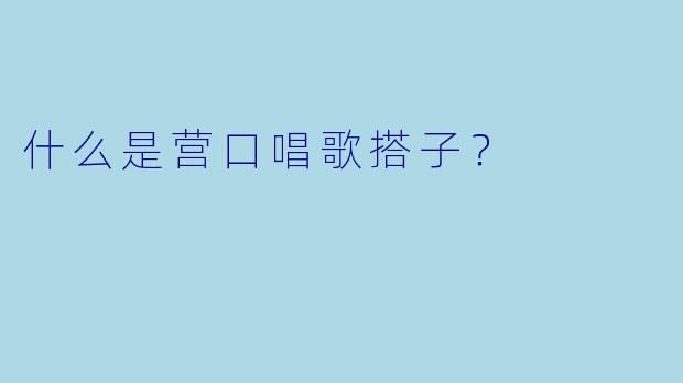 什么是营口唱歌搭子？  