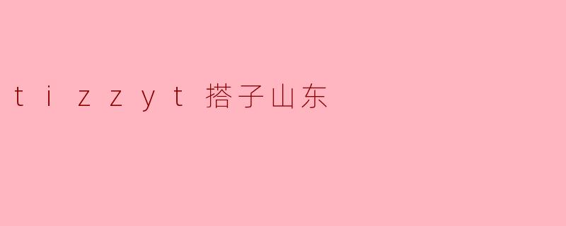 TizzyT搭子山东是什么样的活动?****