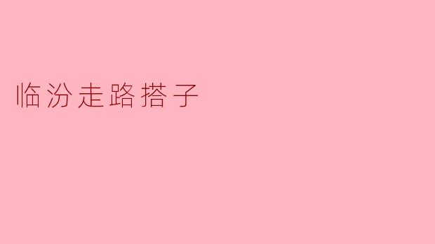临汾走路搭子