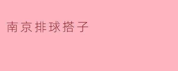 南京的排球搭子是什么样的活动？  