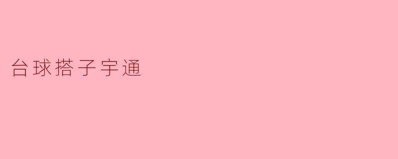 台球搭子宇通