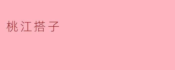 桃江搭子