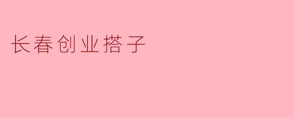 长春创业搭子