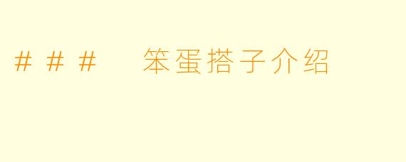 ### 笨蛋搭子介绍