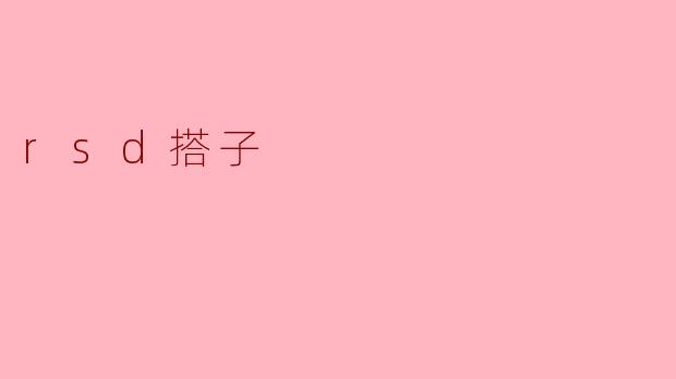 rsd搭子