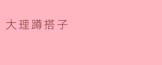 大理蹲搭子
