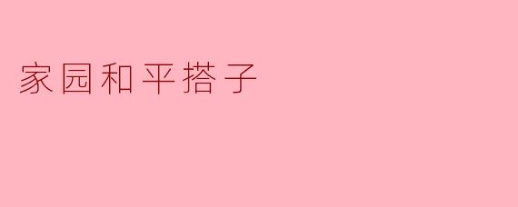 ### 家园和平搭子:共筑和谐社区的重要性
