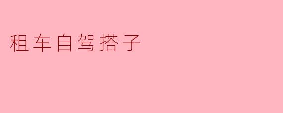 什么是租车自驾搭子,怎么找到合适的搭子一起出行?****