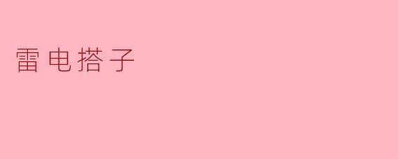 雷电搭子