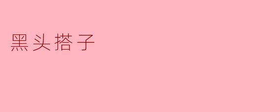 黑头搭子:当代年轻人的新社交风潮