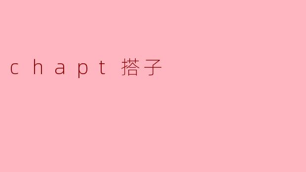 chapt搭子