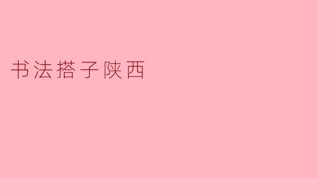 书法搭子陕西
