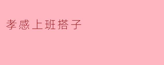 孝感上班搭子有什么好处？