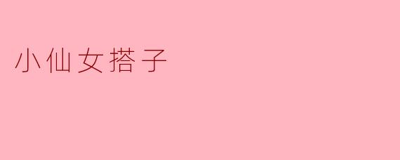 小仙女搭子是什么？