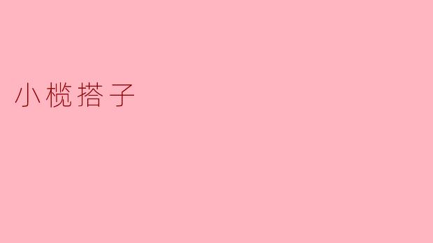 小榄搭子